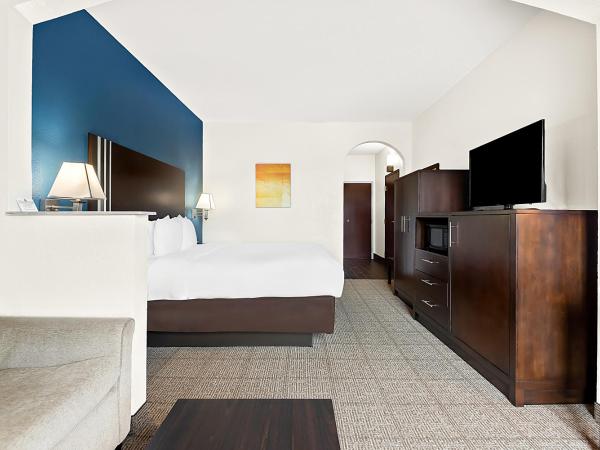 Comfort Suites New Orleans East : photo 2 de la chambre suite avec lit king-size pour personnes à mobilité réduite - non-fumeurs