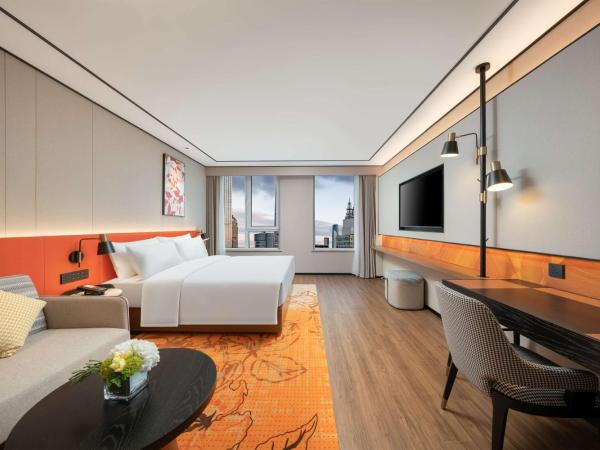 Hilton Garden Inn Tianjin Railway Station : photo 4 de la chambre chambre lit king-size deluxe