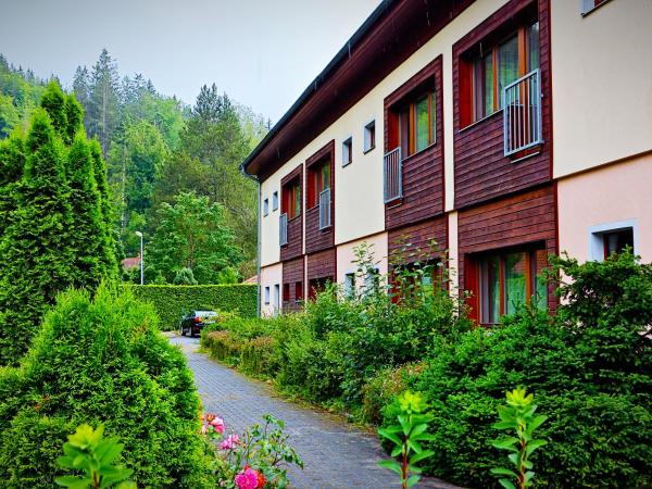 Geyserpark Village : photo 10 de la chambre chambre double ou lits jumeaux - vue sur piscine