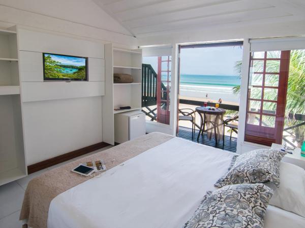 Chez Pitu Praia Hotel : photo 2 de la chambre chambre double deluxe avec balcon - vue sur mer