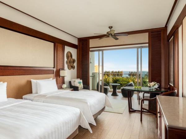 Shangri-La Sanya : photo 4 de la chambre hébergement premier lits jumeaux - vue sur mer 