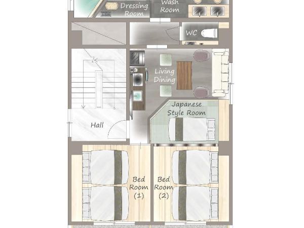 高級旅館竹のやー貸切サウナ風呂ー道頓堀5分ー難波10分ー新規オープン : photo 4 de la chambre suite avec sauna