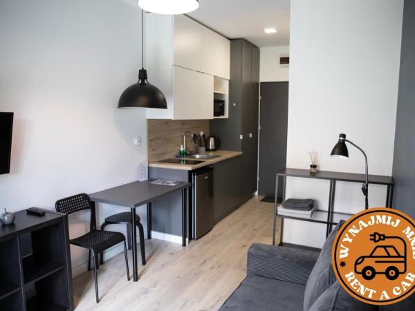 ADLER Studio - prywatny taras przy pokoju, dostęp na kod, parking : photo 3 de la chambre appartement avec terrasse