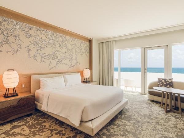 Nobu Hotel Miami Beach : photo 1 de la chambre chambre lit king-size deluxe - vue sur océan