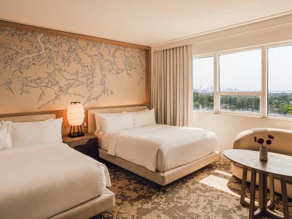 Nobu Hotel Miami Beach : photo 2 de la chambre chambre deluxe avec 2 lits queen-size - vue sur baie