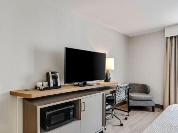 Holiday Inn & Suites Ottawa Kanata, an IHG Hotel : photo 9 de la chambre chambre lit king-size avec baignoire accessible aux personnes à mobilité réduite - adaptée aux personnes à mobilité réduite