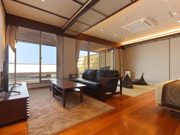 Arima Onsen Taketoritei Maruyama : photo 2 de la chambre penthouse twin room with open- air bath - non-smoking