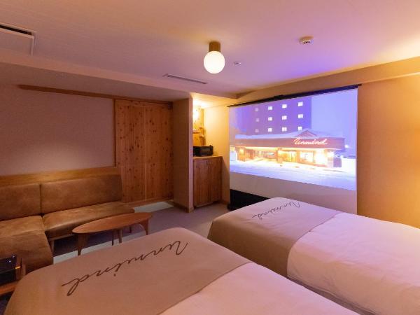 UNWIND HOTEL & BAR Sapporo : photo 5 de la chambre chambre lits jumeaux théâtre