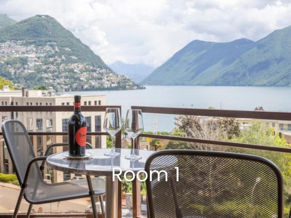 Hotel Delfino Lugano : photo 10 de la chambre suite panorama avec vue sur lac