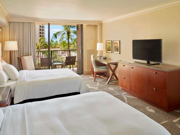 Hilton Hawaiian Village Waikiki Beach Resort : photo 5 de la chambre diamond head tower double room with two double beds and partial ocean view