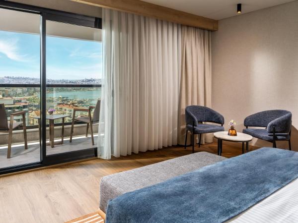 Elite World Kuşadası : photo 2 de la chambre deluxe room with queen size bed, sea view