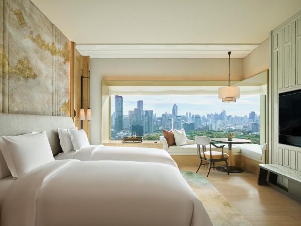 Dusit Thani Bangkok : photo 2 de la chambre deluxe corner room with twin beds