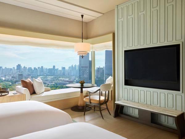 Dusit Thani Bangkok : photo 5 de la chambre deluxe corner room with twin beds