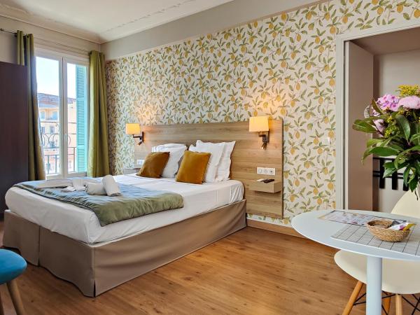 Aparthotel AMMI Nice Massena - ex Ajoupa : photo 1 de la chambre studio double supérieur avec purificateur d'air