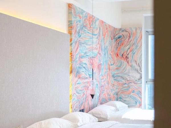 北京栖梦酒店 : photo 3 de la chambre chambre deluxe avec 2 lits queen-size