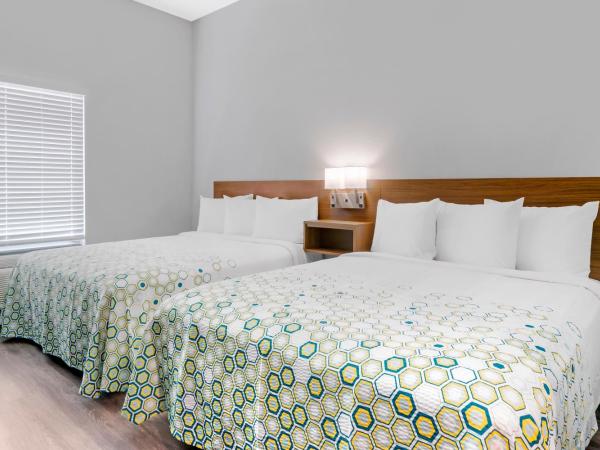 HomeTowne Studios by Red Roof Tampa - Airport : photo 9 de la chambre studio avec 2 lits queen-size - accessible aux personnes à mobilité réduite - non-fumeurs