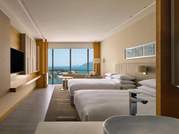 Kota Kinabalu Marriott Hotel : photo 4 de la chambre chambre lits jumeaux deluxe - vue sur mer