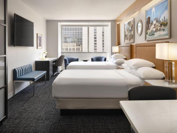Residence Inn by Marriott Chicago Downtown Magnificent Mile : photo 3 de la chambre studio avec 2 lits queen-size