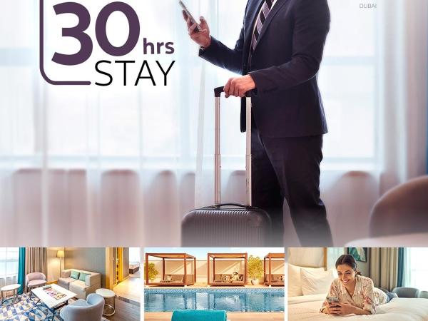 Flora Inn Hotel Dubai Airport : photo 1 de la chambre offre séjour de 36 heures (2 adultes + 1 enfant) - enregistrement anticipé à 6h00 et départ tardif à 18h00 - transfert gratuit vers plage et réduction de 15 % sur nourriture et boissons