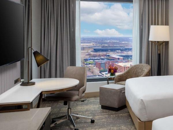 Hilton Columbus Downtown : photo 5 de la chambre chambre 2 lits queen-size - accessible aux malentendants