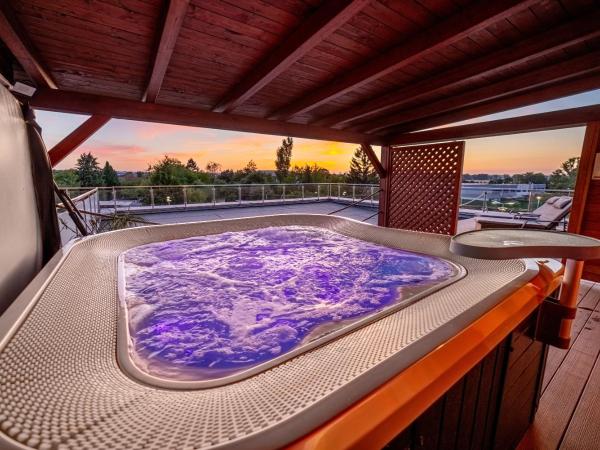 Hotel Aura Design & Garden Pool : photo 1 de la chambre chambre bien-Être avec jacuzzi privé