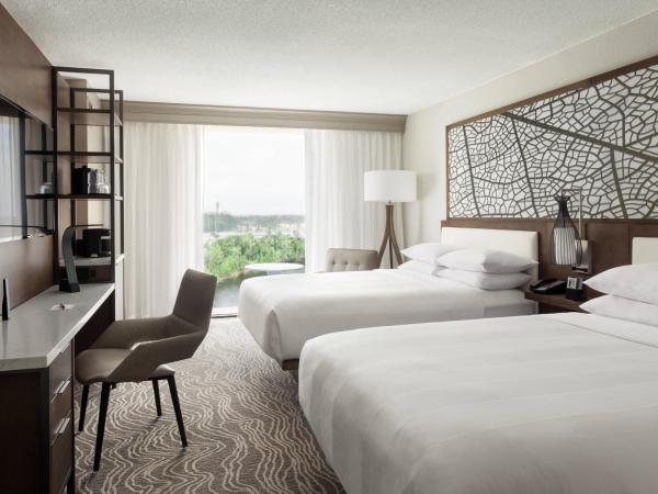 Marriott Orlando Airport Lakeside : photo 1 de la chambre chambre avec 2 lits queen-size - vue sur lac