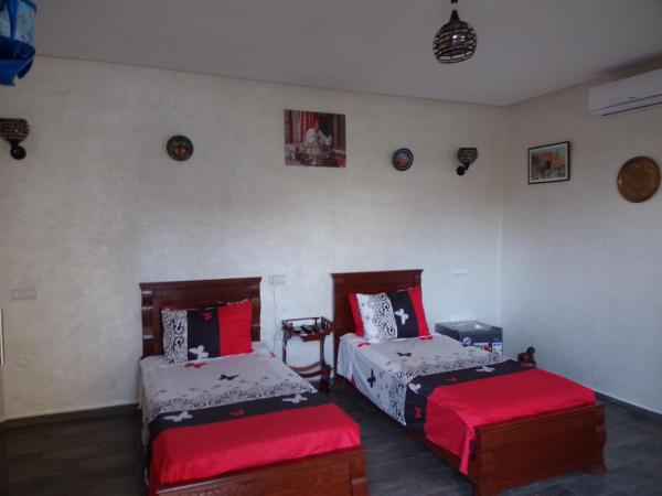 Jnane Ville Verte : photo 5 de la chambre chambre double ou lits jumeaux - vue sur jardin