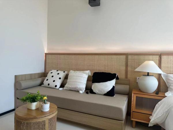 北京栖梦酒店 : photo 7 de la chambre chambre lit queen-size - vue sur jardin