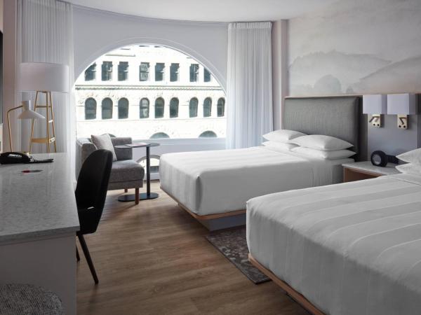 Montreal Marriott Chateau Champlain : photo 8 de la chambre chambre avec 2 lits doubles - vue sur ville
