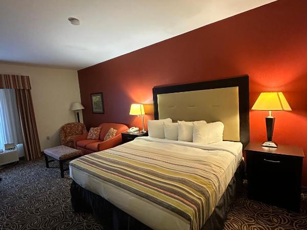 Country Inn & Suites by Radisson, Murrells Inlet, SC : photo 2 de la chambre chambre lit king-size avec douche accessible en fauteuil roulant - personnes à mobilité réduite/non-fumeurs