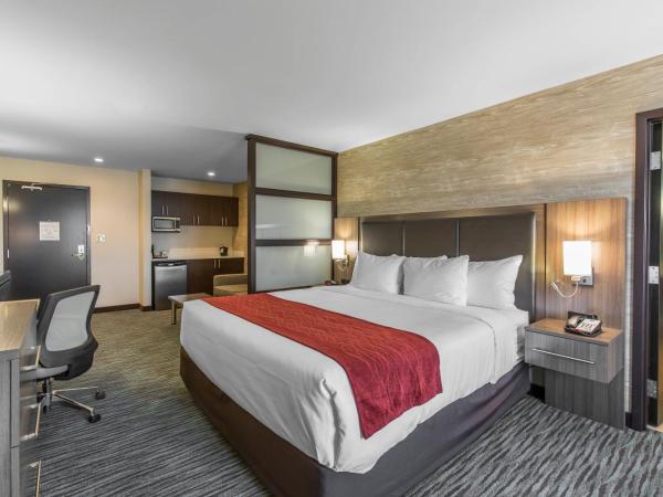 Comfort Inn & Suites Airport North : photo 1 de la chambre suite lit king-size avec canapé-lit