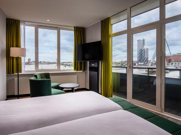 Thon Hotel Rotterdam City Centre : photo 2 de la chambre chambre double supérieure avec balcon