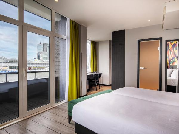Thon Hotel Rotterdam City Centre : photo 3 de la chambre chambre double supérieure avec balcon