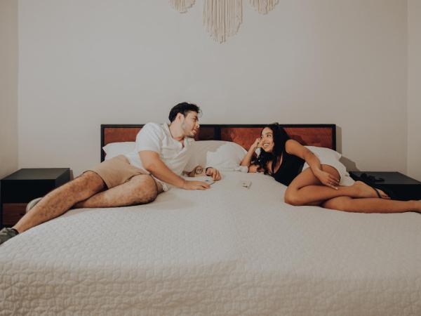 Caleta Hostel Rooftop & Pool : photo 2 de la chambre chambre deluxe