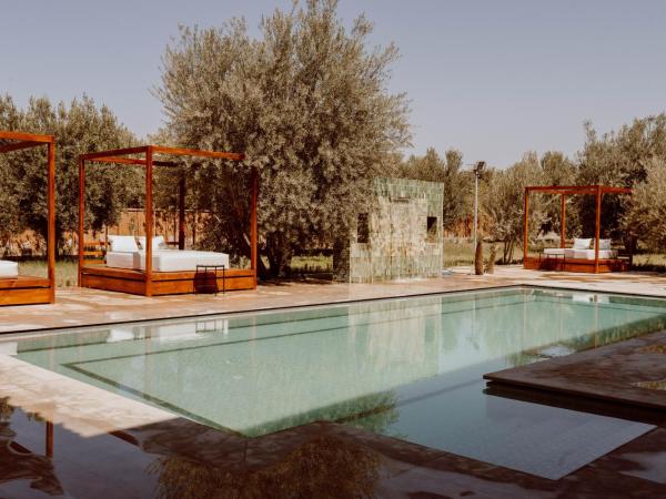 Aarabian lodge : photo 1 de la chambre chambre double - vue sur piscine