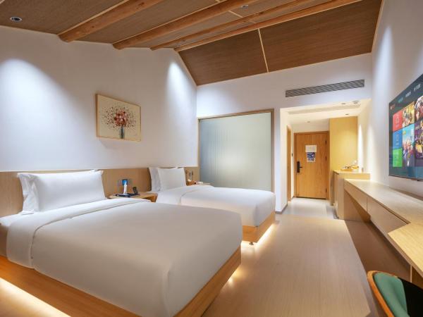 珺岚玖舍 : photo 2 de la chambre chambre deluxe avec 2 lits doubles