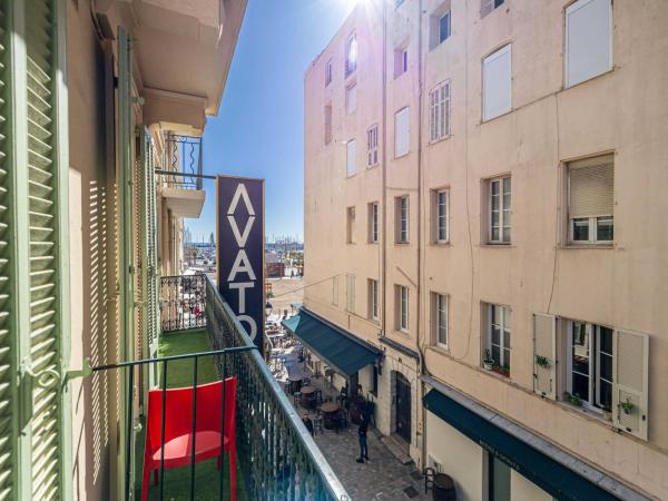 Hotel Avaton - 1 min du Palais - Cannes Centre : photo 9 de la chambre studio - vue sur mer
