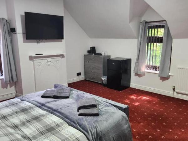 Rainsough Cottage Guest House - Shared Bathroom - Free Parking & WiFi : photo 9 de la chambre chambre lit king-size deluxe