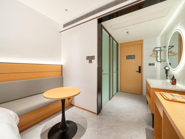 Denpa Inn - Shanghai Hongqiao Jinhui Road Branch : photo 3 de la chambre chambre lits jumeaux deluxe