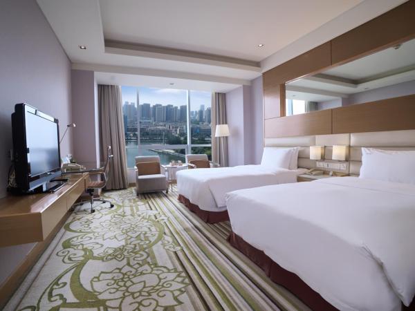 Holiday Inn Tianjin Riverside, an IHG Hotel : photo 1 de la chambre chambre lits jumeaux standard avec vue sur la rivière
