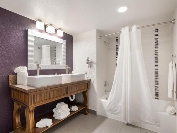 Clarion Inn & Suites Across From Universal Orlando Resort : photo 7 de la chambre chambre lit king-size avec coin cuisine - non-fumeurs