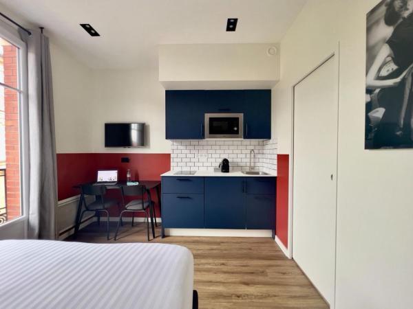 YAYS Paris Zola by Numa : photo 2 de la chambre medium studio with kitchen and balcony