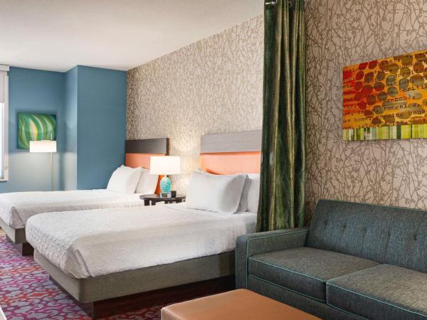 Home2 Suites by Hilton Albuquerque Downtown/University : photo 3 de la chambre studio avec 2 lits queen-size - non-fumeurs