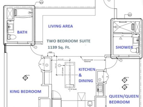 Hyatt House Orlando International Drive : photo 7 de la chambre two-bedroom suite with two king beds with kitchen and sofa bed
