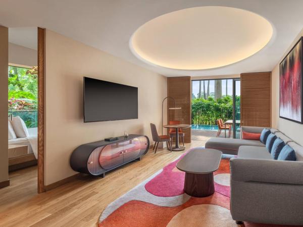 W Singapore - Sentosa Cove : photo 6 de la chambre away suite, 1 bedroom suite, 1 king bed, terrace, private outdoor pool