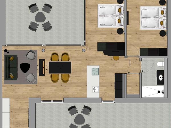 Essential by Dorint Interlaken - New Opening : photo 8 de la chambre superior apartment (no a/c) - annex building