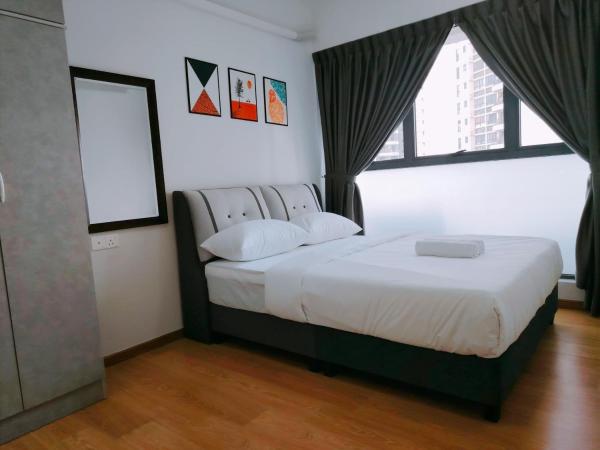 Danga Bay Seaview Johor Bahru by One 9 Place : photo 4 de la chambre chambre triple avec balcon