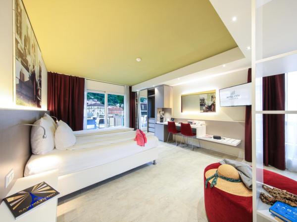 Hotel City Locarno : photo 10 de la chambre chambre double supérieure