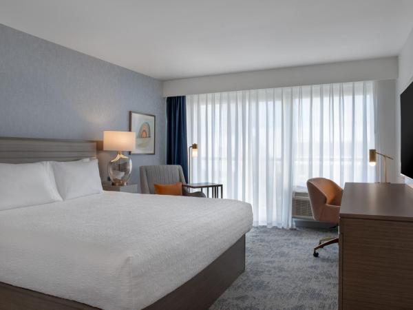 Hampton Inn By Hilton Winnipeg Downtown : photo 1 de la chambre chambre lit king-size avec balcon