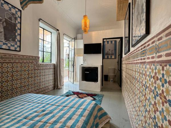 Riad Ait El Mouden : photo 3 de la chambre chambre double avec salle de bains privative